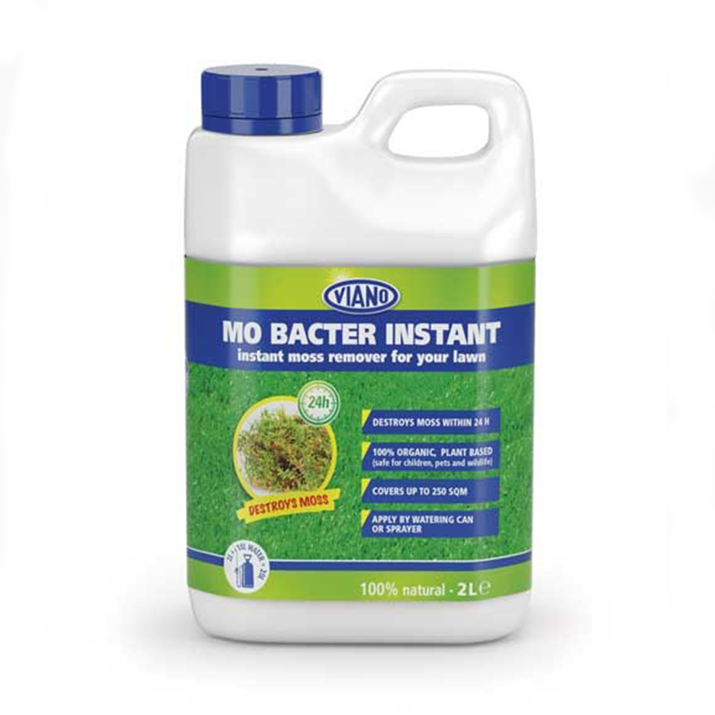 Mo Bacter Instant Organic Moss Killer and Liquid Fertiliser Covers